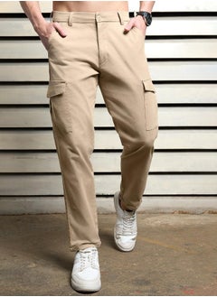 HIGH STAR Men Taupe Trousers  - Image 5