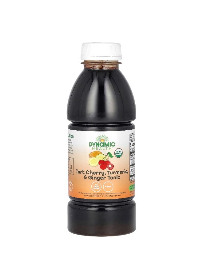 Dynamic Health Dynamic Health, Tart Cherry, Turmeric & Ginger Tonic, 16 fl oz (473 ml)  - Image 1