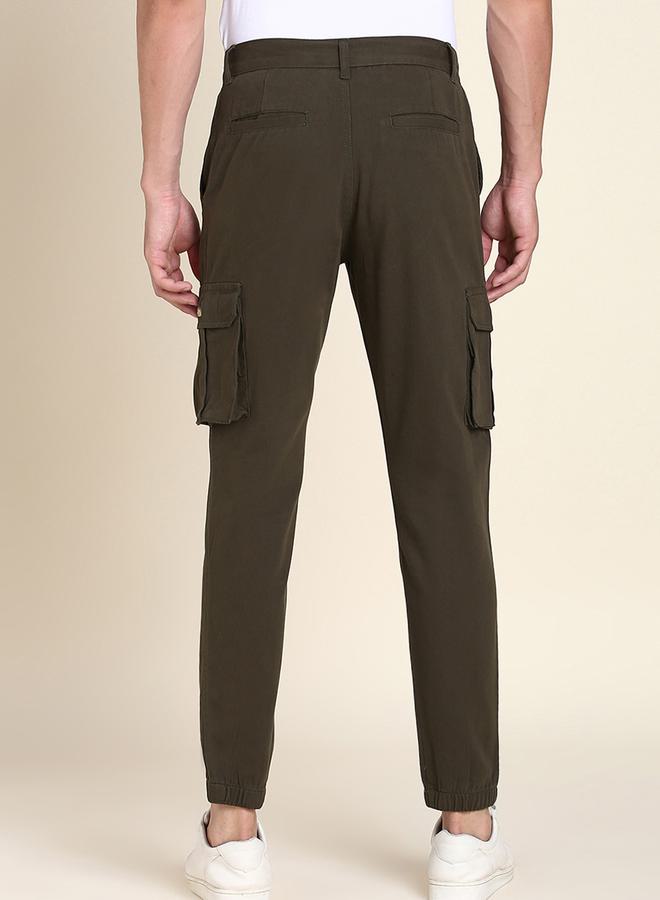 Dennis Lingo Solid Casual Trouser With Cargo Pocket - Image 2