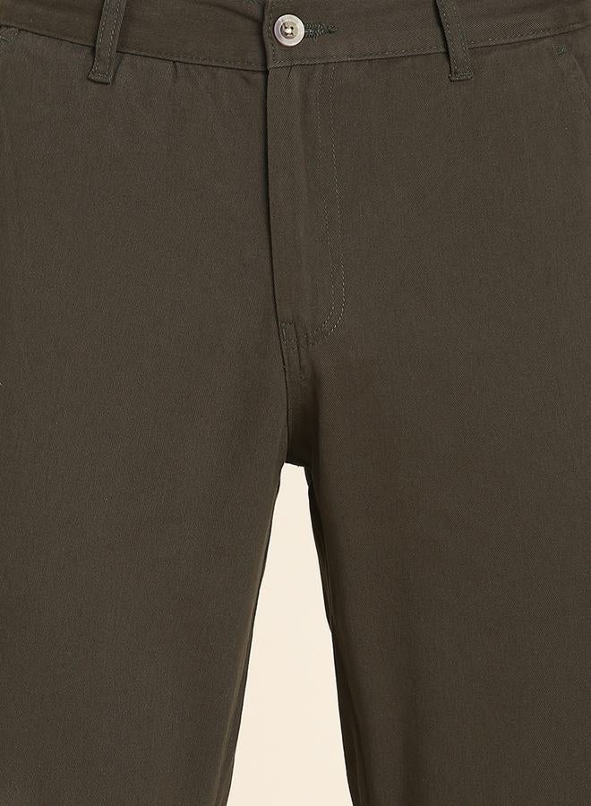 Dennis Lingo Solid Casual Trouser With Cargo Pocket - Image 3