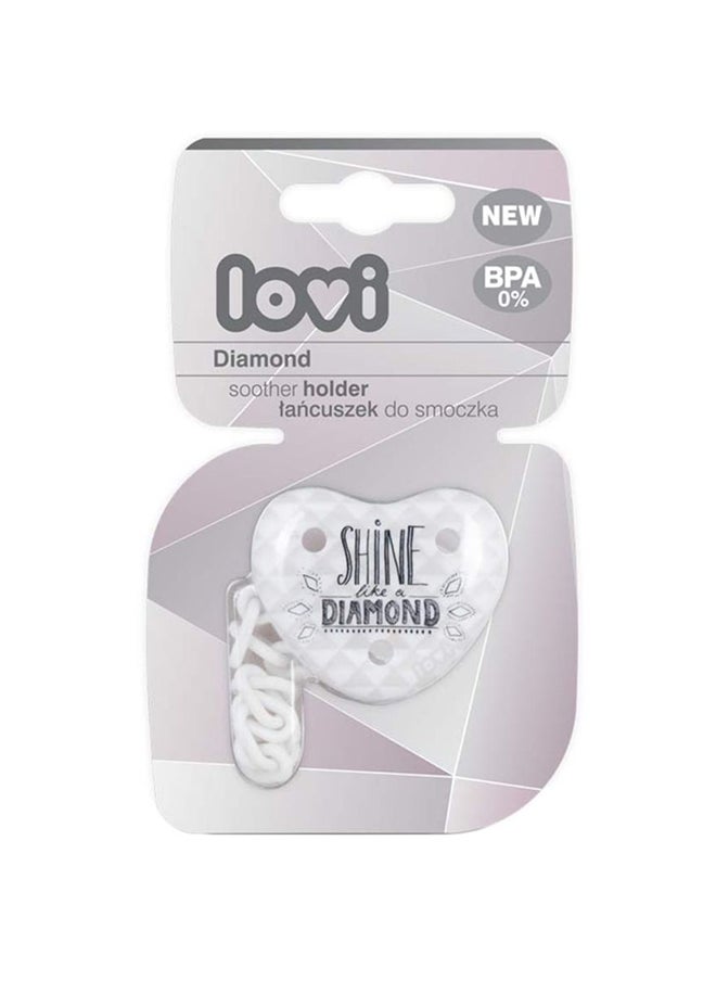 lovi Soother Holder - Diamond  - Image 1