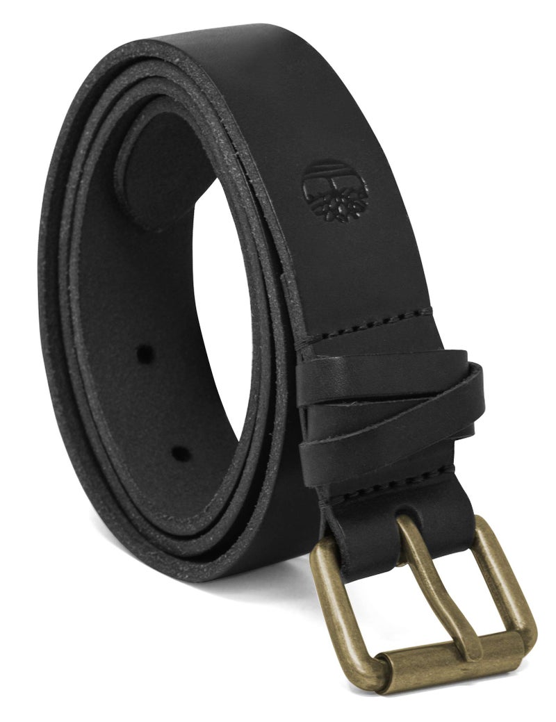 Timberland Women's Casual Leather Belt for Jeans, Black (Criss Cross), Medium (33-39) - Image 1