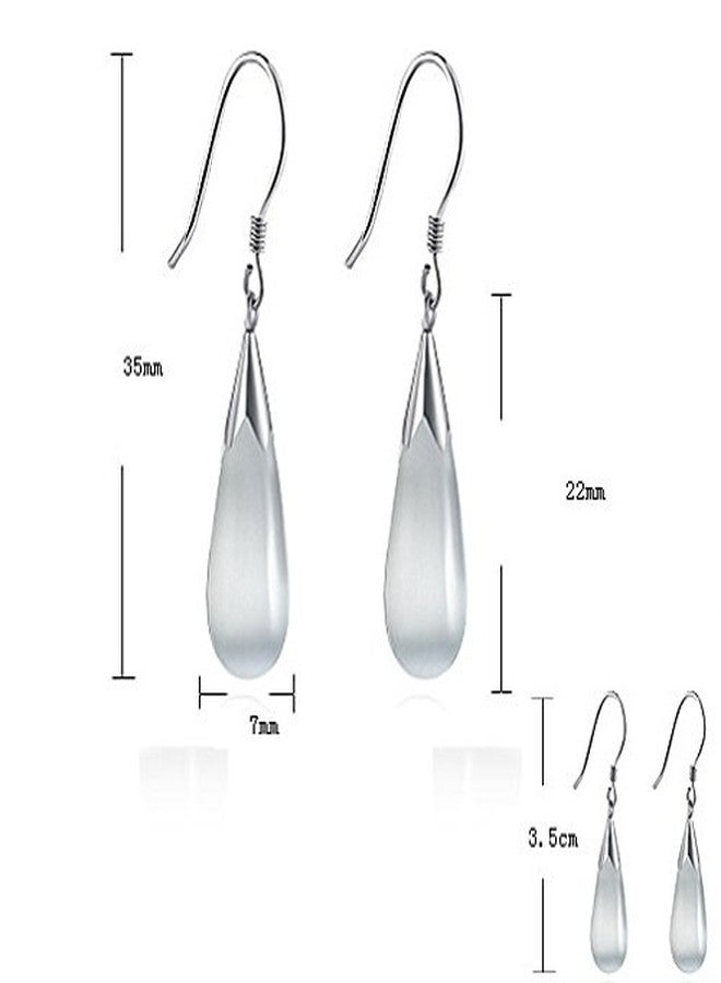 Silver Shoppee 'Pearl Drop' Sterling Silver Earrings for Girls and Women (SSER1408) - Image 5