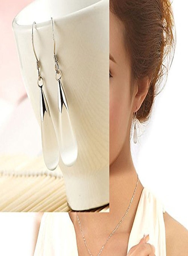 Silver Shoppee 'Pearl Drop' Sterling Silver Earrings for Girls and Women (SSER1408) - Image 4