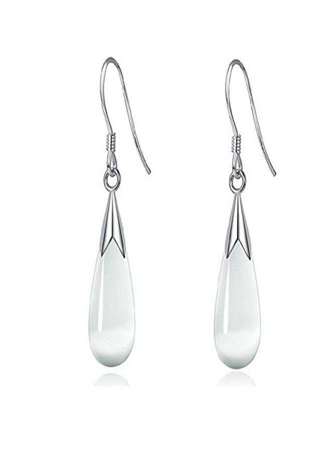 Silver Shoppee 'Pearl Drop' Sterling Silver Earrings for Girls and Women (SSER1408) - Image 1