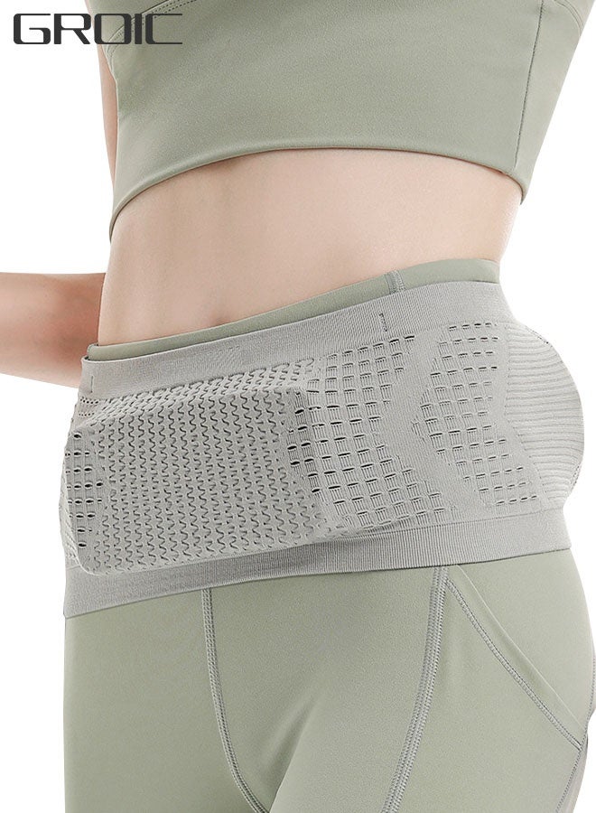 GROIC Slim Fit Running Belt Waist Bag, Multifunctional Sports Waist Bag, Invisible Belt Bag, Gym Bag, Outdoor Running Phone Case For All Phones - Image 1