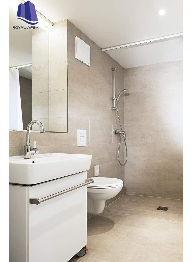 Royal Apex Slide Bar Shower Kit Shower Head And Stainless Steel Slide Bars Shower Hose And Soap Dish  - Image 4