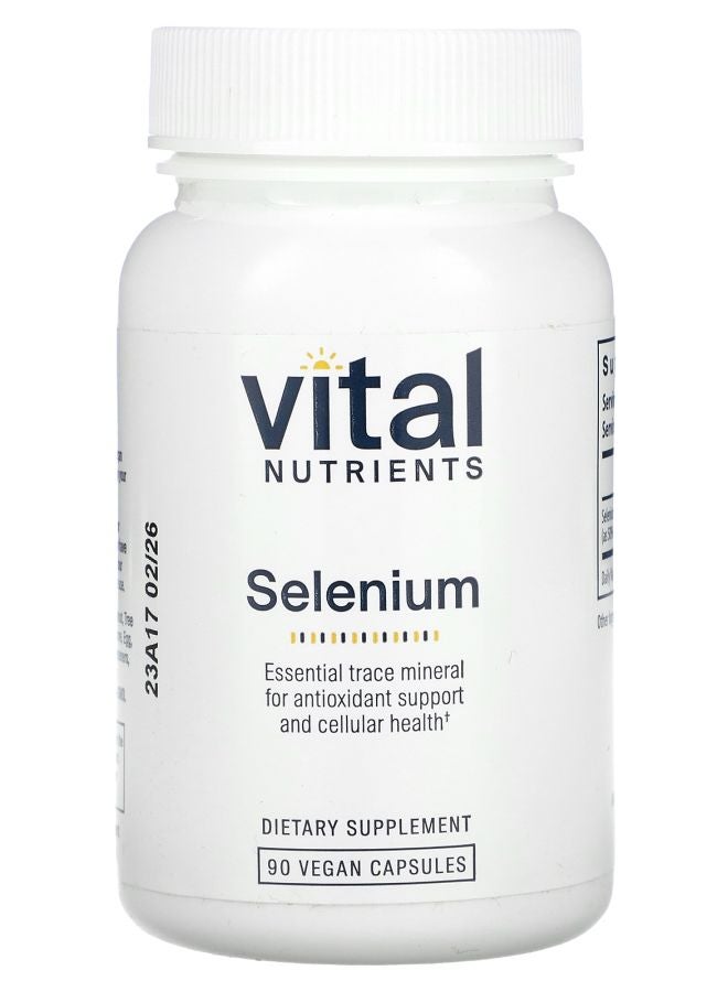 Vital Nutrients Selenium 90 Vegan Capsules