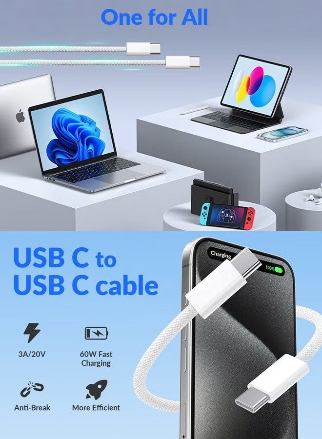 CHARGE USB type C To type-C Super Fast Charging Cable 2M For iPhone 16/15, iPad, iPad mini 7, MacBook Pro, Samsung S25 Ultra/S24/23/, Huawei P70 - Image 4