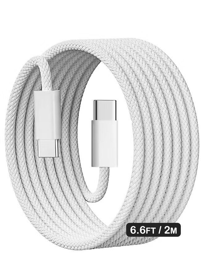 CHARGE USB type C To type-C Super Fast Charging Cable 2M For iPhone 16/15, iPad, iPad mini 7, MacBook Pro, Samsung S25 Ultra/S24/23/, Huawei P70 - Image 2