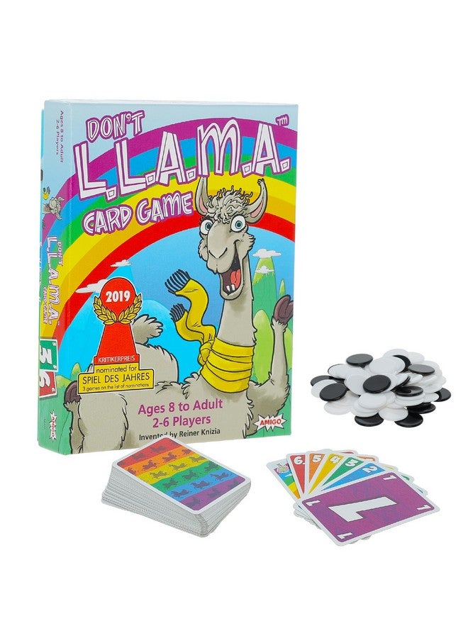 AMIGO Games Don't L.L.A.M.A. - Award-Nominated Llama-Themed Family Card Game by Reiner Knizia | Ages 8+ | 2-6 Players | Easy to Learn and Travel-Friendly - Image 1