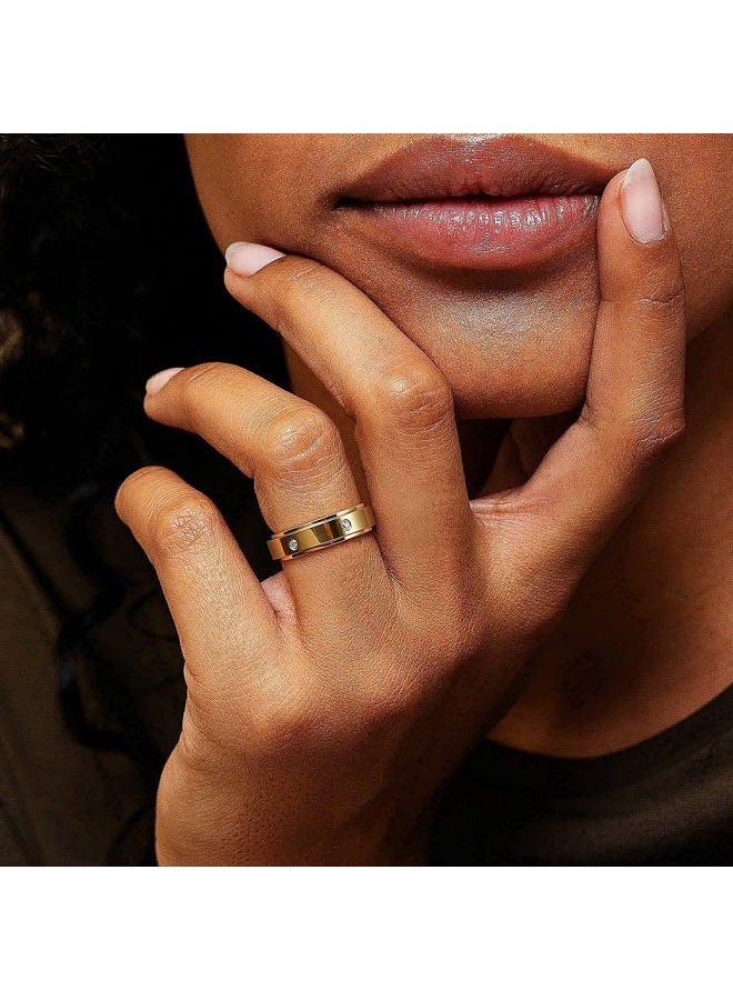 Kainier Anxiety Rings for Women Men Relieving Anxiety Lucky Rings Comfort Fit Size 5 to 10 - Image 5