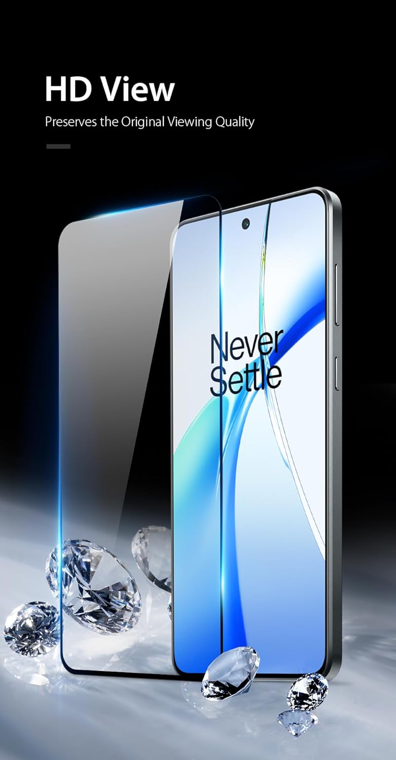 XTRENGTH Advanced HD+ Tempered Glass Gorilla Screen Protector Designed for OnePlus Nord 4 5G - Edge to Edge Full Screen Coverage with Easy Installation Kit (Anti-Scratch) - Image 2
