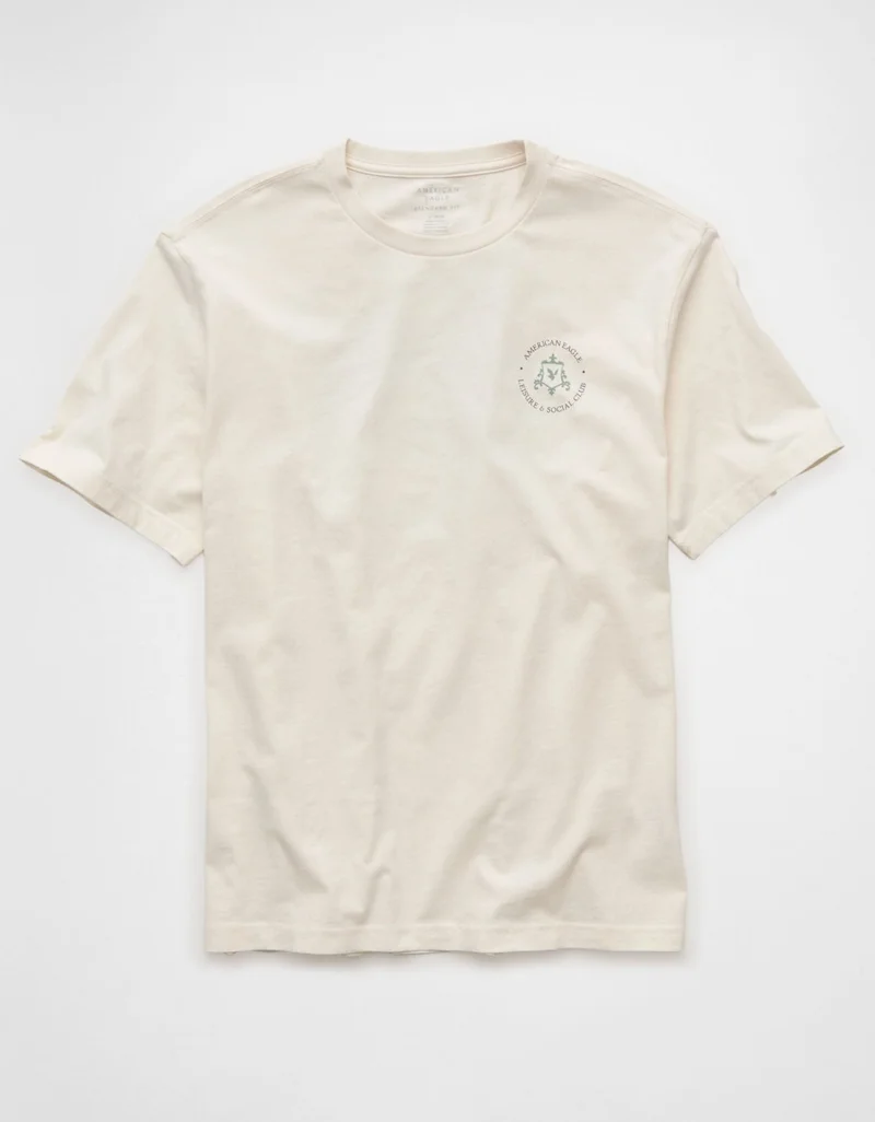 American Eagle  AE Logo Graphic T-Shirt for Men | Best Price UAE
