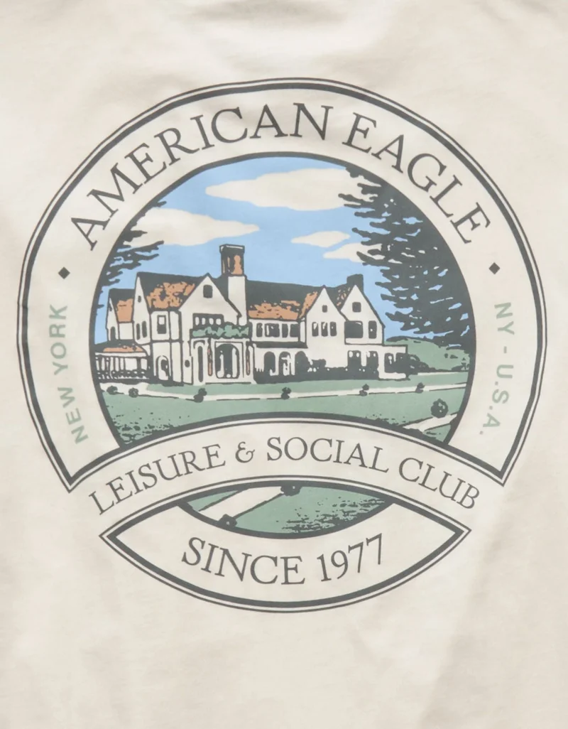 American Eagle  AE Logo Graphic T-Shirt for Men | Best Price UAE