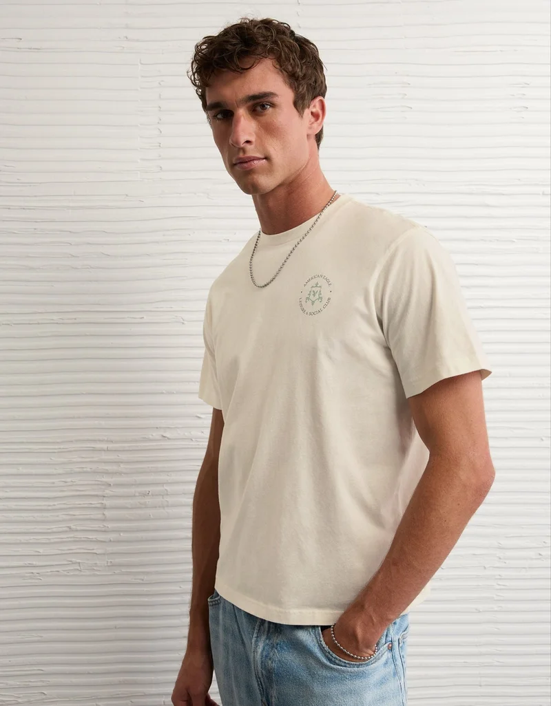 امريكان ايجل تي-شيرت بطبعة شعار