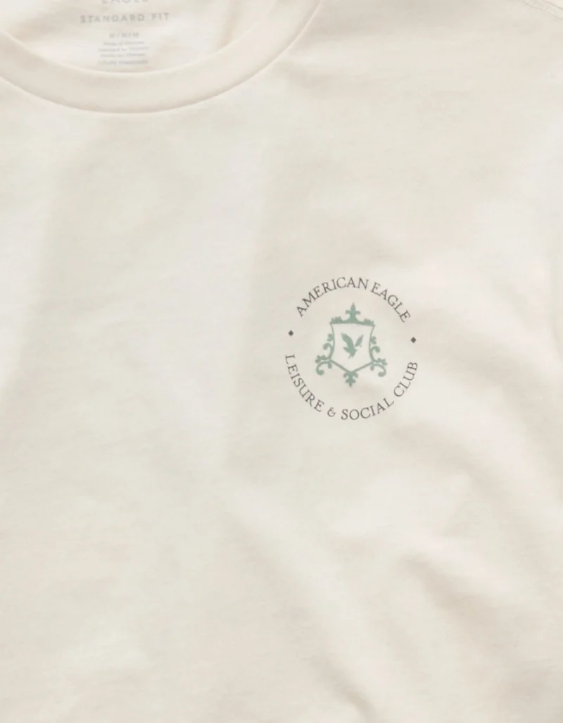 American Eagle  AE Logo Graphic T-Shirt for Men | Best Price UAE
