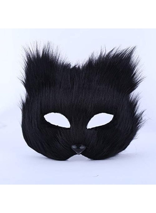 Mask and Tail Set for Girls Cat Cosplay - Image 2
