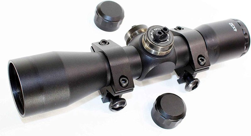 Trinity Tippmann Cronus Accessories Sight Black mil dot Reticle 4x32 Tactical woodsball Paintball Optics Paintballing Paintball Sights Paintballer Gear Aluminum Black - Image 5