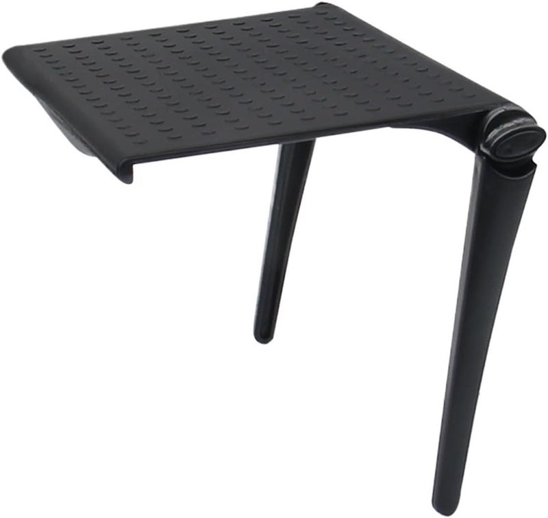 Black Adjustable TV Computer Monitor Top Rack Bracket For Storage Set Top Box - Image 1