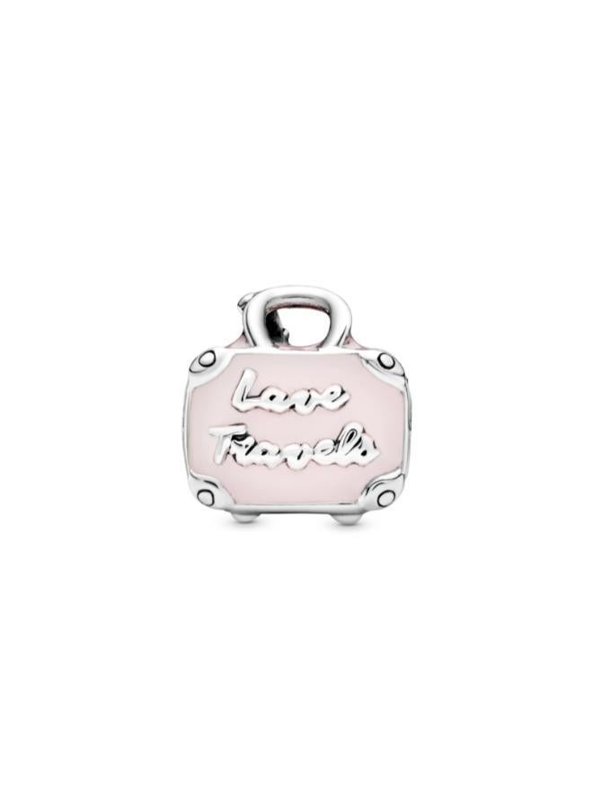 PANDORA Pink Travel Bag Charm - Image 1