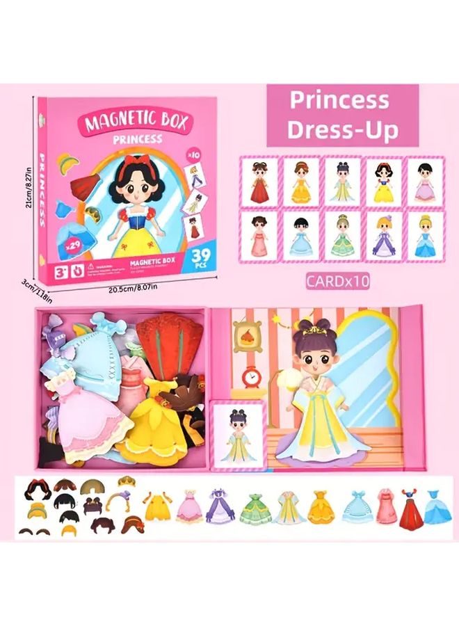 Magnetic Dress Up Puzzle Toy Career Change Educational Travel Game For Kids 3 6 Years - Image 5