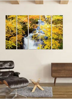 Wall painting - landscape - 724 - divided into five equal pieces