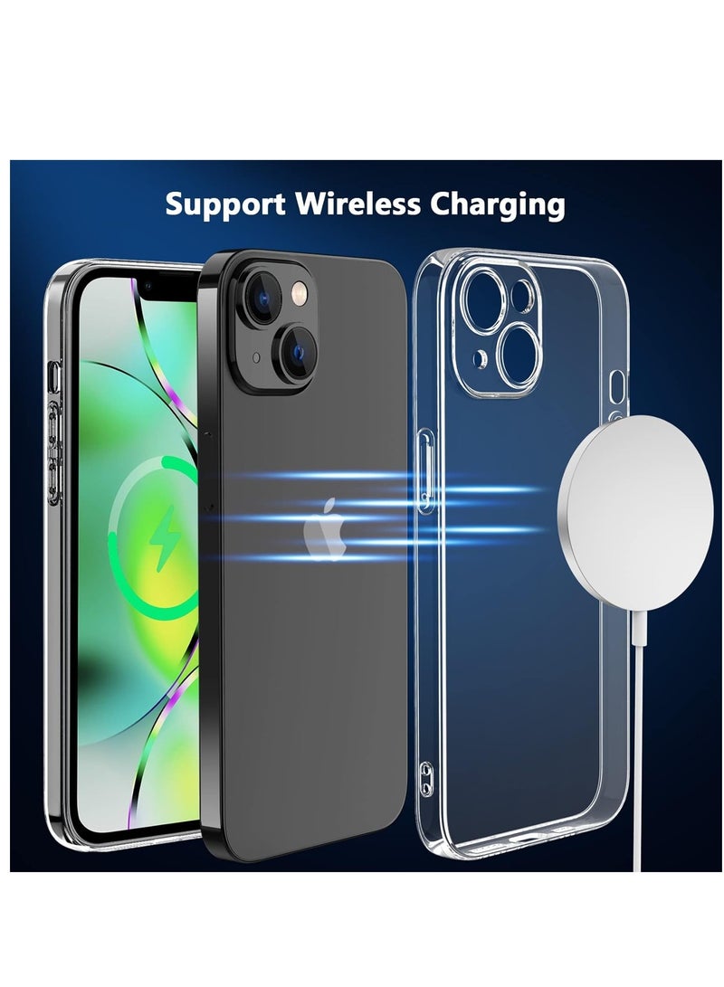 ELTRAZONE Premium Clear Case Compatible with iPhone 14 Back Cover With Full Camera Lens Coverage, Anti-Yellowing & Slim Case - Image 5