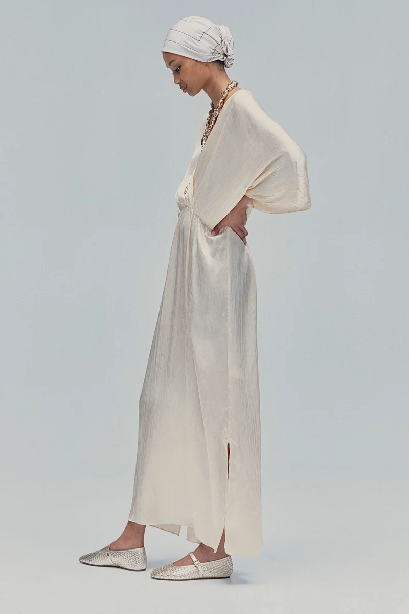 H&M Waisted kaftan dress