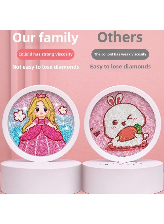 Loquat Children's Toys Children's Day Little Girls' Birthday Gifts 4 Years Old Girls 6 Internet Celebrities 2024 Girls-Color:【princess Diamond Painting】 + 【5 Princess Dress Up Sticker Books】 - Image 4