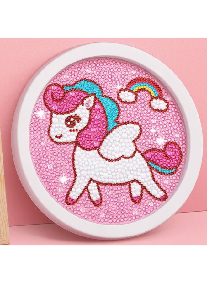 Loquat Children's Toys Children's Day Little Girls' Birthday Gifts 4 Years Old Girls 6 Internet Celebrities 2024 Girls-Color:【princess Diamond Painting】 + 【5 Princess Dress Up Sticker Books】 - Image 5