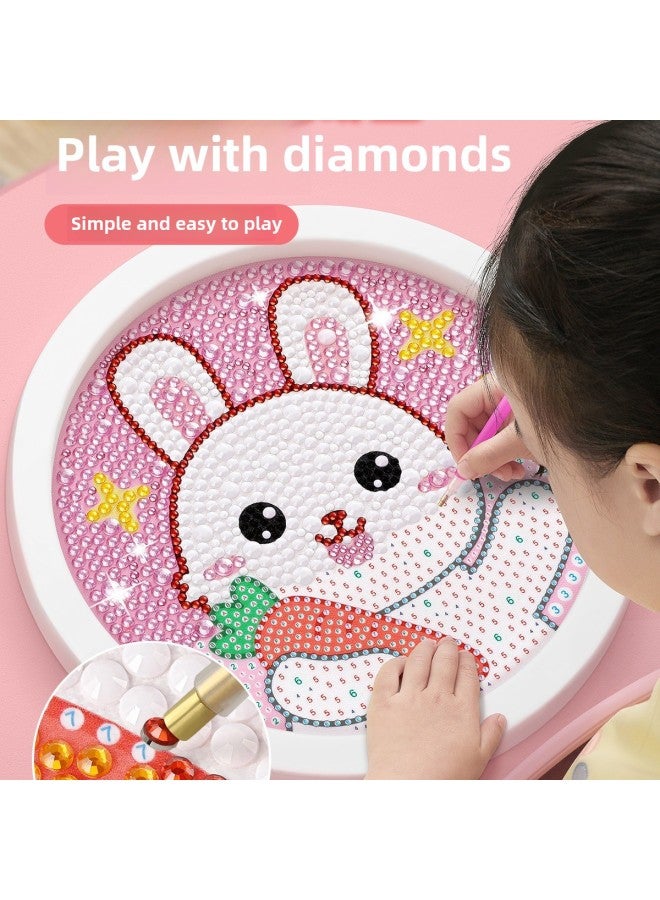 Loquat Children's Toys Children's Day Little Girls' Birthday Gifts 4 Years Old Girls 6 Internet Celebrities 2024 Girls-Color:【princess Diamond Painting】 + 【5 Princess Dress Up Sticker Books】 - Image 3