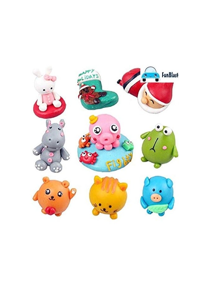 FunBlast Foam Putty Clay or Dough for Kids, Activity Clay Toys – (12 Pcs Clay Toy; Random Color) - Image 2