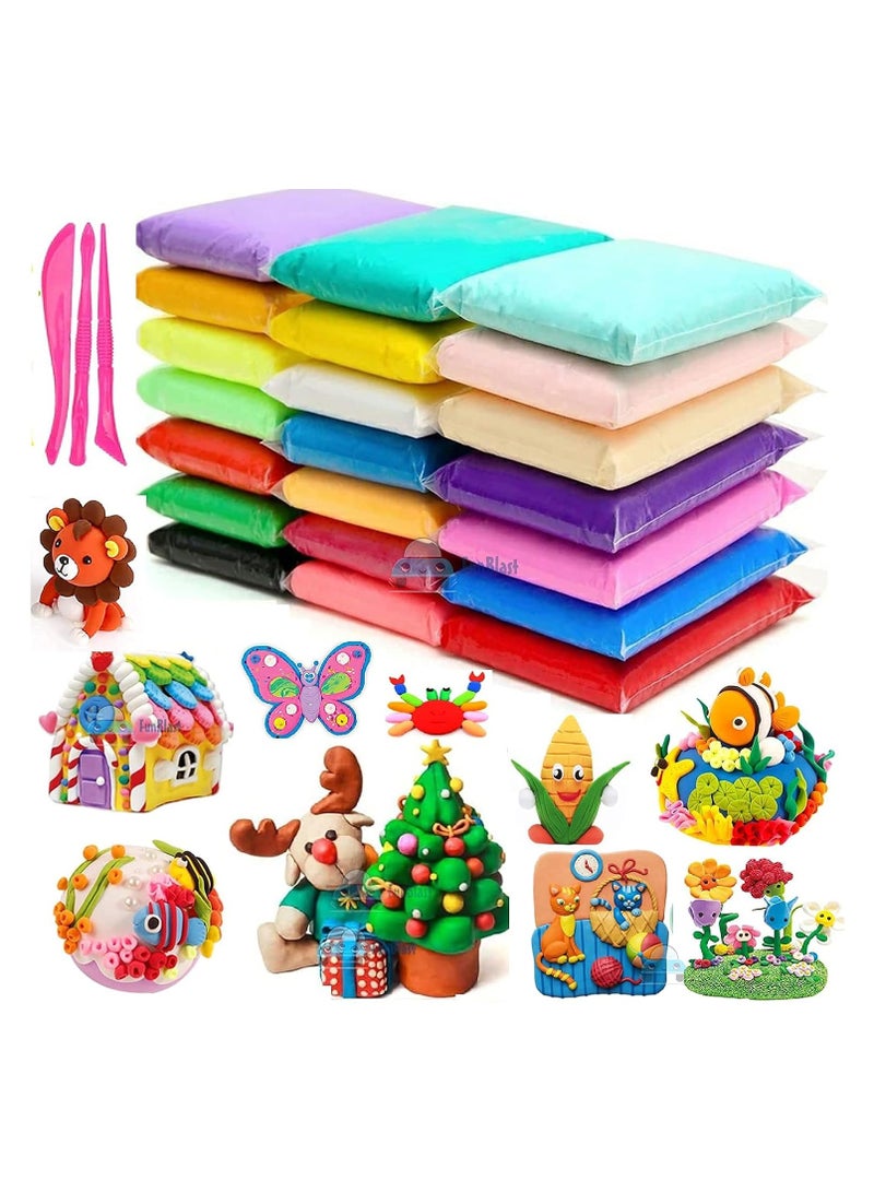 FunBlast Foam Putty Clay or Dough for Kids, Activity Clay Toys – (12 Pcs Clay Toy; Random Color) - Image 3