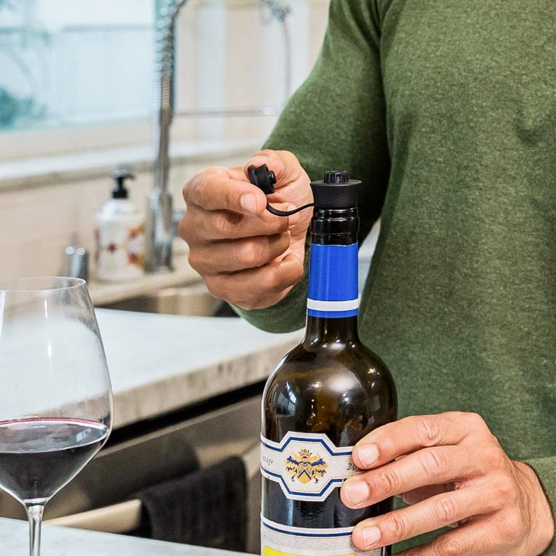 Coravin سدادات كورافين بيفوت - عبوة من 6 لنظام حفظ النبيذ بيفوت سدادة بلاستيكية محكمة الإغلاق - Image 4
