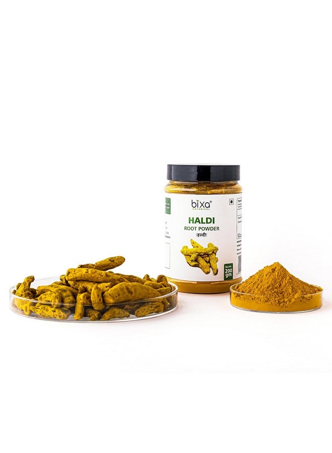 Bixa Botanical Haldi Powder (Curcuma Longa/Turmeric Root), Herbal Supplement For Allergy And Infection, Externally Helps to Heal The Wounds 200g - Image 4