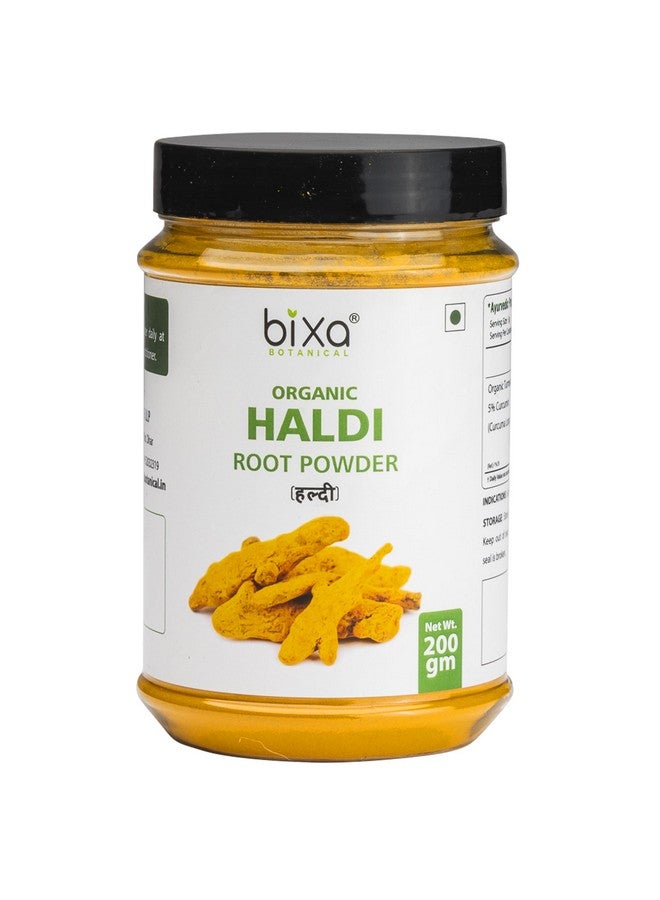 Bixa Botanical Haldi Powder (Curcuma Longa/Turmeric Root), Herbal Supplement For Allergy And Infection, Externally Helps to Heal The Wounds 200g - Image 1