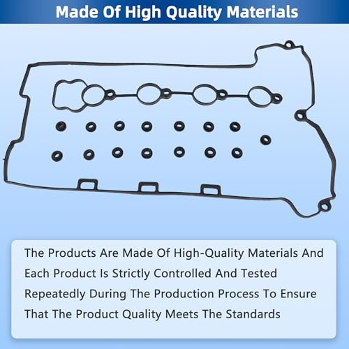 RICHWEI VS50769R Engine Valve Cover Gasket Set for Chevy Cobalt HHR Malibu, Pontiac G5 G6 Solstice Pursuit, Saturn Aura Ion Sky Vue 2006 2007 2008 2009 2010 2011 2012 2.2L 2.4L L4 - Image 5
