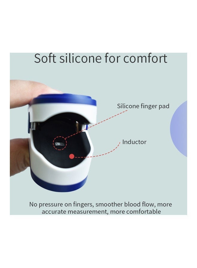 NIBEMINENT مقياس التأكسج بالأصابع المنزلي لمعدل النبض ومؤشر التروية SPO2 قياس بيانات الأكسجين في الدم شاشة OLED مع وظيفة الإيقاف التلقائي متعددة الألوان - Image 4