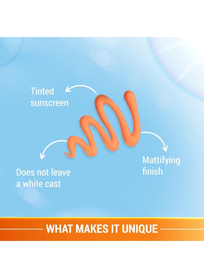 لوتس هيربالز واقي الشمس اليومي الملون 3 في 1 من مجموعة سيف صن بعامل حماية SPF 40 PA+++ | لمسة نهائية مطفية ملونة | حماية من أشعة UVB و UVA | مناسب لجميع أنواع البشرة | غير دهني | لا يترك آثارًا بيضاء | 50 غرام - Image 2