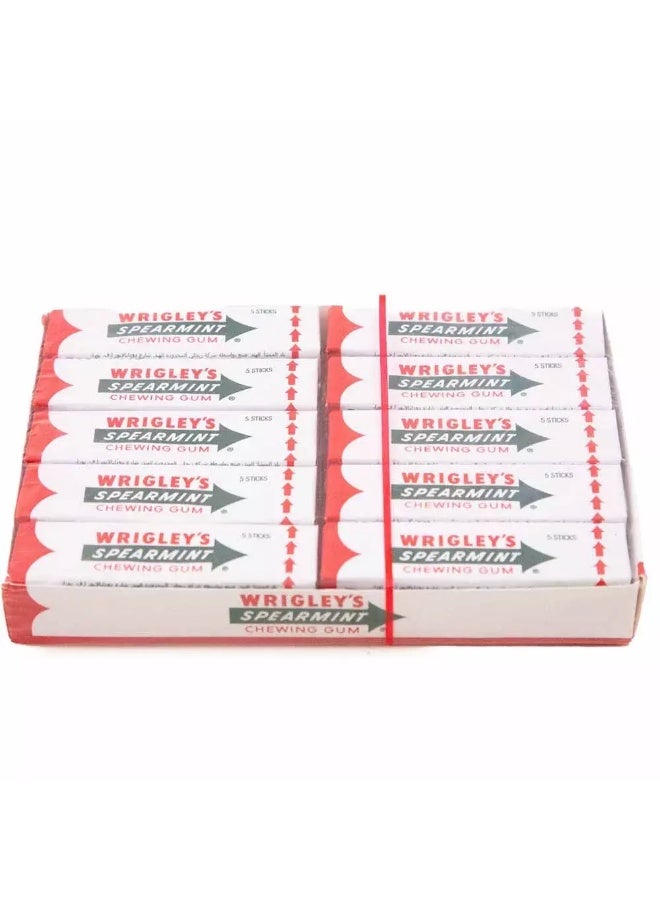Wrigley's علكة ويغلي بنكهة النعناع، عبوة من 20 - Image 1