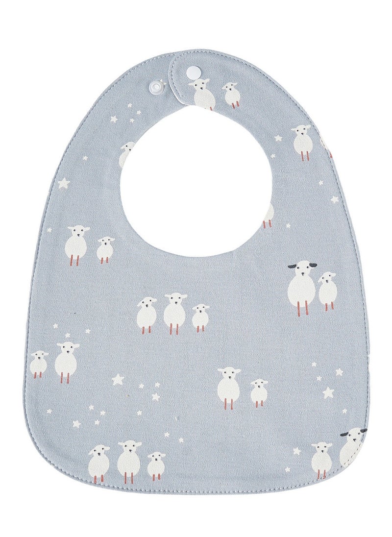 insular 4 Pcs Waterproof Baby Adjustable Bibs U-shaped Cotton Saliva  - Image 5