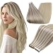 Full Shine Seamless Tape in Hair Extensions Human Hair,18/22/60 Balayage Blonde,20Inch 50G 20Pcs,Invisible Lightweight Tape Extensions for Natural Looking Hair,Long Lasting Tape in Extensions - Image 2