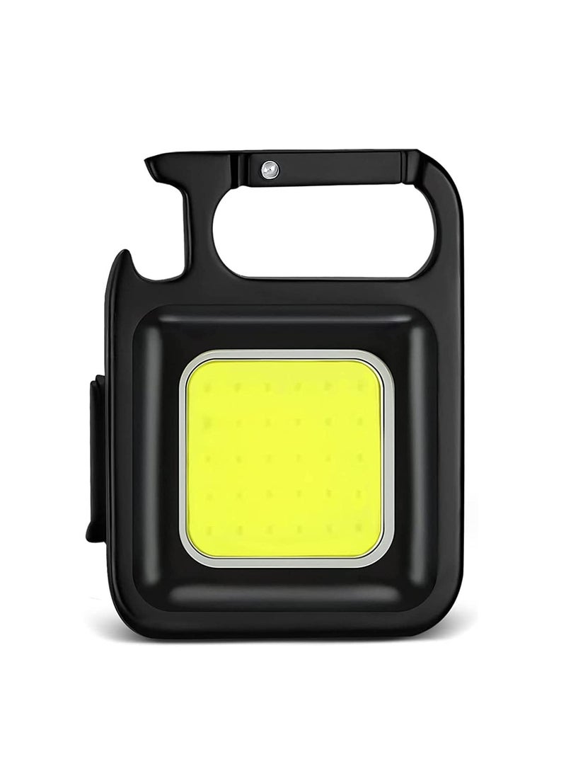Zenics Zenics Mini FlashlightsGIPTIME 800Lumens Bright Rechargeable Keychain Flashlight 3 Light Modes Portable Pocket Light with Folding Bracket Walking and Camping  - Image 1