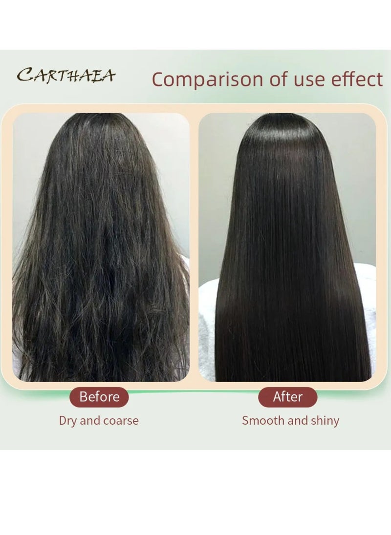 Carthaea - 60ml Castor Oil Hair Growth Oil Silky and Smooth Castor Oil for Hair Growth Eyebrows and Eyelashes Growth Skin and Nails Repair Damaged Hair Follicles Moisturizing Hydrating Nourishing Hair Oil - Image 1