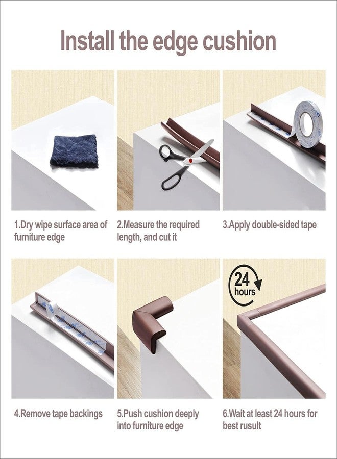 Blikiz Thick Self Adhesive Child Proof Corner Protector Tape, Corner Protector for Baby,Transparent Silicone Self-Adhesive Furniture Protector for Table Edge, Corners Etc. - Image 3