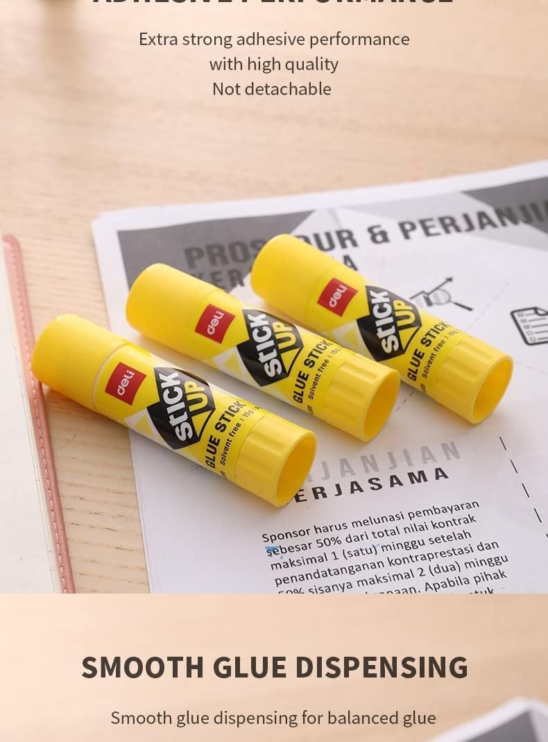 Deli White Glue Stick - 15 Gm - Image 2