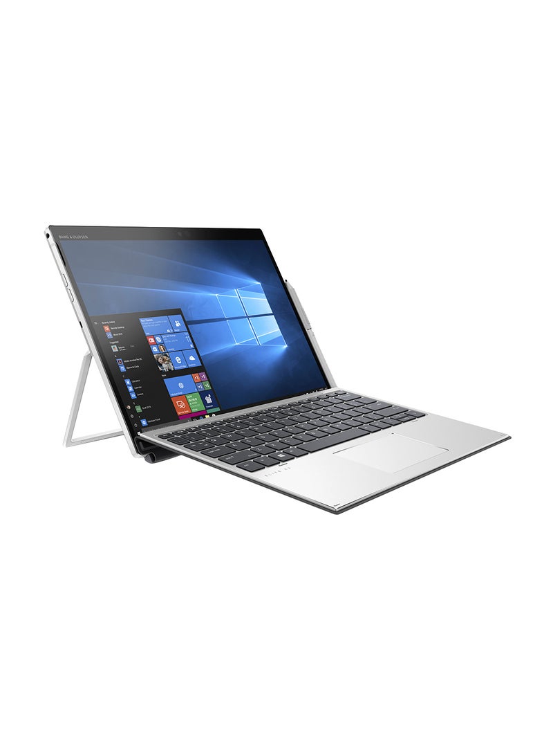 HP جهاز لابتوب بتصميم تابلت إيليت G4 x2 بشاشة لمس مقاس 13 بوصة ومعالج كور i5-8265U، وذاكرة رام سعة 8 جيجابايت، محرك أقراص SSD سعة 256 جيجابايت، بطاقة رسومات إنتل فائقة الوضوح، من دون لوحة مفاتيح فضي - Image 5
