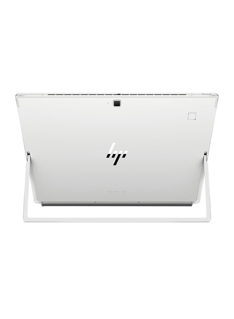 HP جهاز لابتوب بتصميم تابلت إيليت G4 x2 بشاشة لمس مقاس 13 بوصة ومعالج كور i5-8265U، وذاكرة رام سعة 8 جيجابايت، محرك أقراص SSD سعة 256 جيجابايت، بطاقة رسومات إنتل فائقة الوضوح، من دون لوحة مفاتيح فضي - Image 2