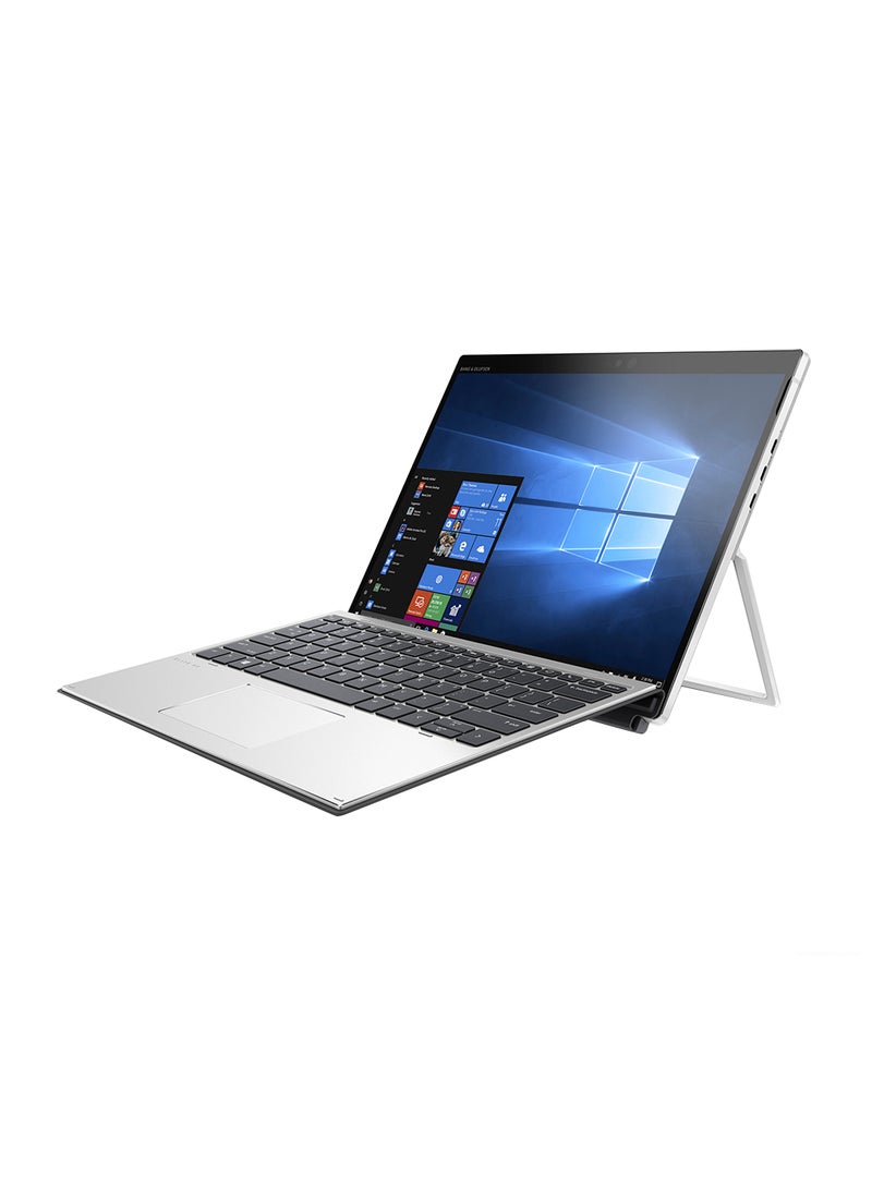 HP جهاز لابتوب بتصميم تابلت إيليت G4 x2 بشاشة لمس مقاس 13 بوصة ومعالج كور i5-8265U، وذاكرة رام سعة 8 جيجابايت، محرك أقراص SSD سعة 256 جيجابايت، بطاقة رسومات إنتل فائقة الوضوح، من دون لوحة مفاتيح فضي - Image 4